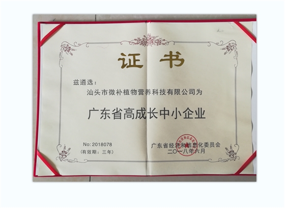 廣東省高成長中小企業(yè)